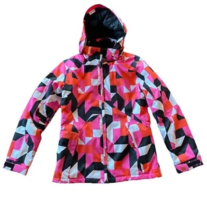 Ski Snowboard Coat Pink, Women’s S Powder Room Trilogy, RECCO Rescue, Thermolite - Picture 1 of 9