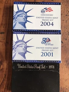 2 Assorted US Proof Sets US Mint 2001 or 2004 Your Choice - Picture 1 of 2