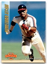 1994 PINNACLE CHURCH'S HOMETOWN STARS GOLD CARLOS BAERGA CLEVELAND INDIANS #19