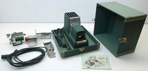 Vintage Argus 300 Model III Slide Projector w/Automatic Slide Changer & Remote