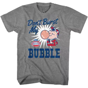 Herren T-Shirt Tootsie Roll Candy Don't Burst My Bubble Double Bubble Gum - Bild 1 von 5