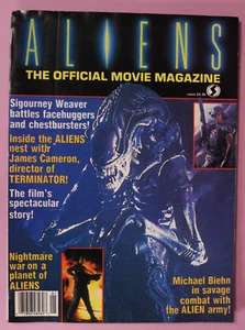 Aliens The Official Movie Magazine 1986 James Cameron Sigourney Weaver - Picture 1 of 11