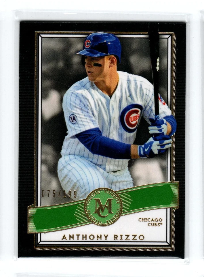 2016 Topps Museum Collection Green #81 Anthony Rizzo /199 - Image 1 of 1