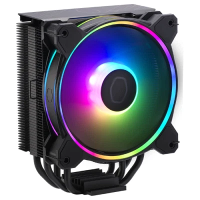 Cooler Master Computer CPU Fan Hyper 212 Halo Black Cooler Air Cooling ARGB - Image 1 of 4