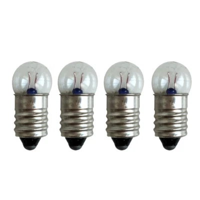 5/10Pcs Miniature Screw Base Lights Bulbs E10 2.5V/0.3A Lamp Flashlight Torch - Image 1 of 4