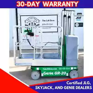 Refurbished Genie GR20 Runabout 20' Electric Vertical Mast Lift Scissor Lift - Picture 1 of 19