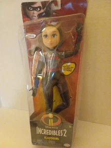 Disney/Pixar Incredibles 2 Elastigirl 11 Zoll Puppe silber & schwarz Kostüm NEU - Bild 1 von 5