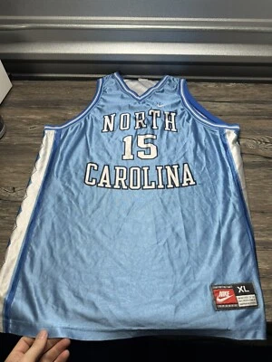 CAMISETA DE 15 CARTER VINTAGE HECHA EN EE. UU. NIKE ETIQUETA BLANCA NORTH CAROLINA TACONES DE ALQUITRÁN XL Foto 1 de 4