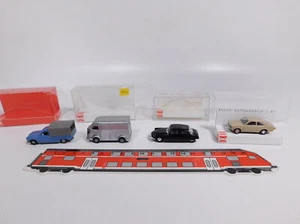 DI41-0.5# 4X Busch H0 1:87 Model 41909 48000 Citroen 42100 OPEL 89107 Mint Box - Picture 1 of 5