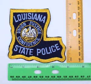 NEW Louisiana State Police Union Justice Confidence Patch Uniform Embroidered - Picture 1 of 4