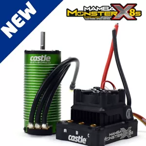 Castle Creations 010-0165-04 MAMBA MONSTER X 8S / 33.6V ESC w/ 1520-1650KV Motor - Picture 1 of 2