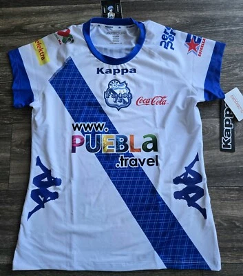 Camiseta local Kappa Puebla FC 2013/2014 para mujer talla grande rara nueva con etiquetas Foto 1 de 4
