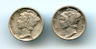 1916-S & 1920-D Mercury Dimes Unc Look! Read! You Get Both Coins! No Reserve!