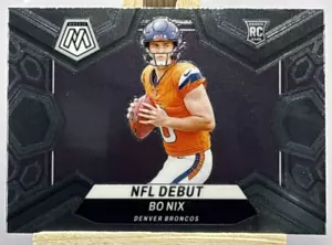 2024 Panini Mosaic #271 Bo Nix NFL Debut Rookie Denver Broncos RC - Picture 1 of 2