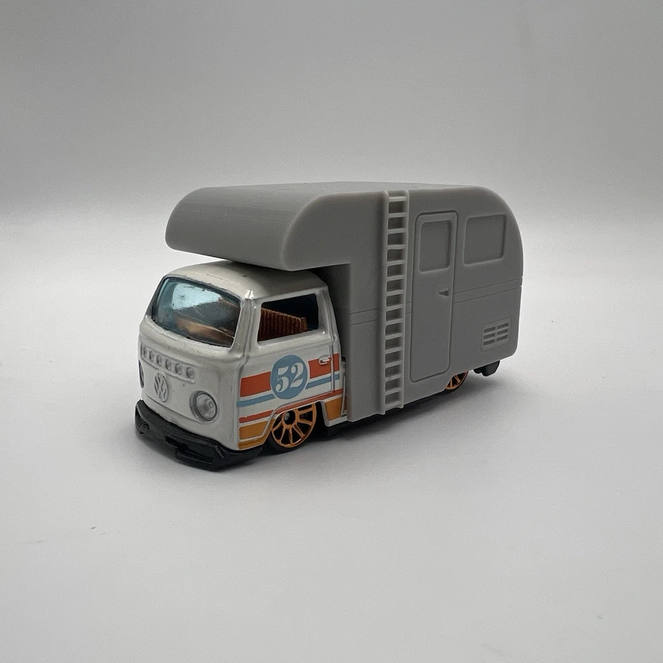 1/64 Camper For Hot Wheels Volkswagen T2 Pickup - 3d Printed Not Painted - Image 1 of 4