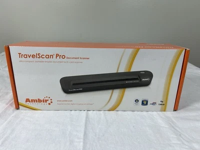 Ambir Technology PS600-AS TravelScan Pro 600 Pass-Through Document ID Scanner - Image 1 of 4