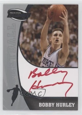 2009 Press Pass Fusion Signatures Silver Red Ink Bobby Hurley #SS-BH Auto - Image 1 of 2