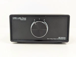 ONE Little Bear MC103-Pro Nobsound Douk Audio Mini Stereo XLR Switcher New - Picture 1 of 24