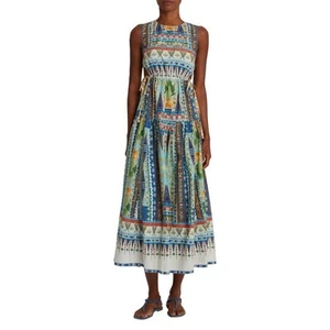 TUCKERNUCK Emporio Sirenuse Positano Pulcheria Jada Print Dress NWT Size 48 (12) - Picture 1 of 10
