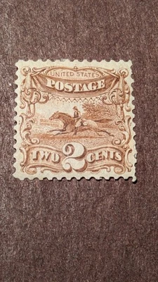 U.S. Stamp #124 Very Fine Mint Hinged.  Scott=$600 - Image 1 of 2