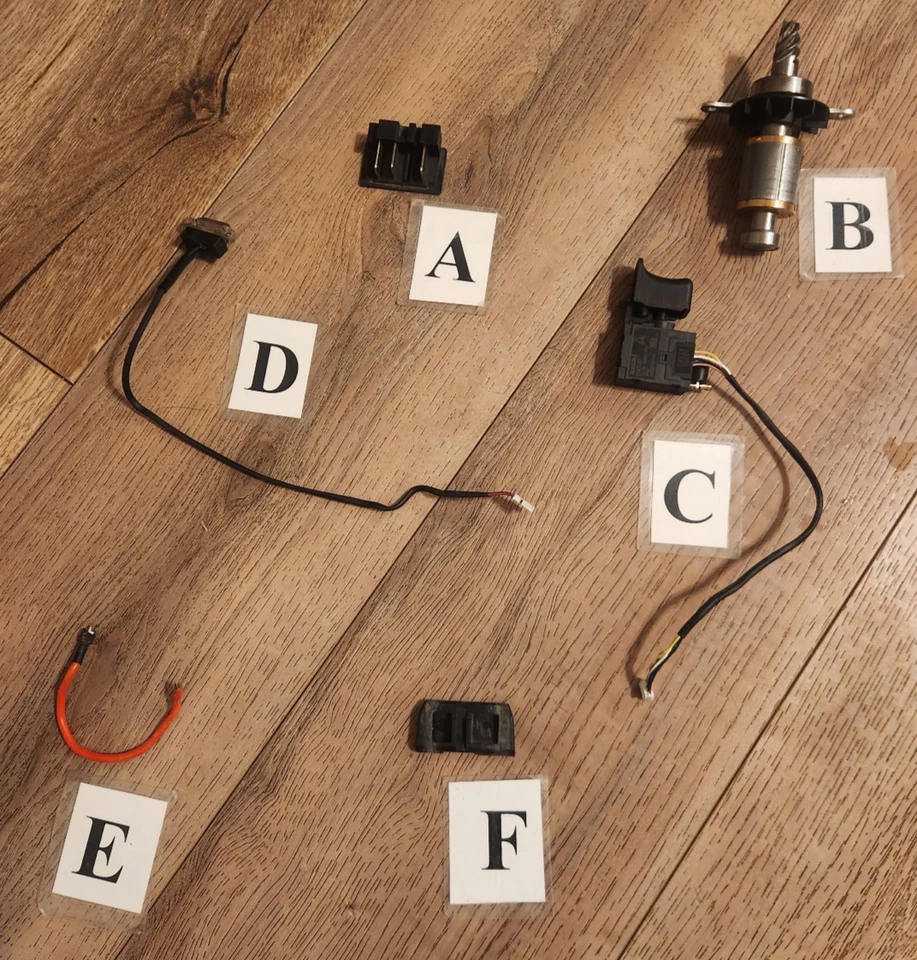 Replacement parts for Kobalt KRS 224B-03 24V LiTHIUM Ion Reciprocating Saw (L) - Image 1 of 1