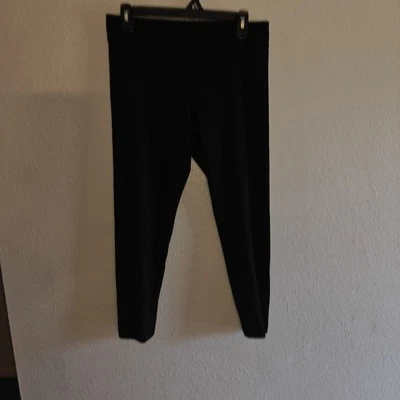 BCBGMAXAZRIA Mujer Elástico Masón Leggings Negros Talla Mediana Foto 1 de 4
