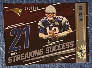 2016 Panini Phoenix /399 Tom Brady Streaking Success Red Parallel #SS-TB - Picture 1 of 2