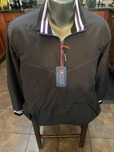 Bootshaus Sport Herren S schwarz Jacke Kapuze durchgehender Reißverschluss Activewear Neu mit Etikett - Bild 1 von 6