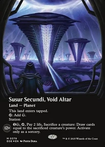 Susur Secundi, Void Altar (Borderless) (Galaxy Foil) Edge of Eternities (EOE) NM - Picture 1 of 1