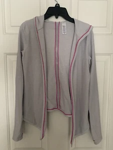 Ivivva Lululemon Girls 12 Fours A Charm Pale/Pink Convertible Wrap Cardigan Top - Picture 1 of 4