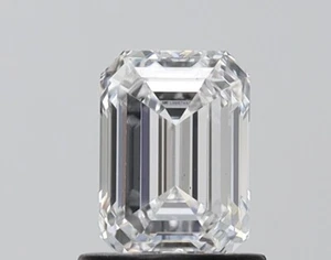 1.02 Ct D-VS1 Emerald Cut Diamond,IGI Certified Diamond, CVD Lab Grown Diamond - Picture 1 of 8