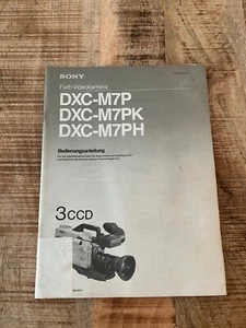 SONY DXC-M7P  DXC-M7PK DXC-M7PH User Manual GERMAN - Bild 1 von 7