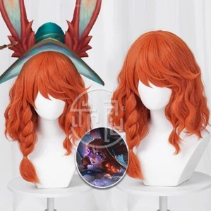 LOL League of Legends Double World Cos Wig Spirit Rabbit Alola Cosplay Wig - Picture 1 of 7