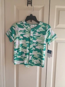 Falls Creek Green 2 Piece Toddler Boys Pajama Sleep Set Size 4/5 - Picture 1 of 6
