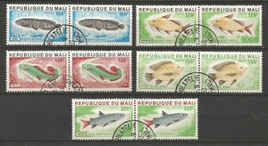 Rép. du Mali 1976 poisson Y&TN°258/2262 10 timbres oblitérés /T5195 - Picture 1 of 1