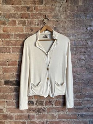 Cárdigan para mujer Lanvin, talla grande, marfil seda/cachemira Italia Foto 1 de 4