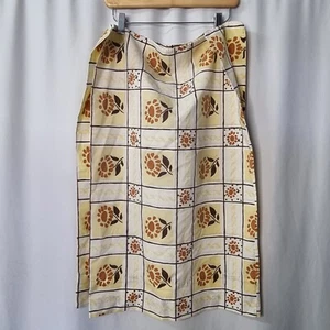 VTG Sears Roebuck Perma Prest Percale Cottage Plaid Flower Pillowcase Set Of 2 - Picture 1 of 5
