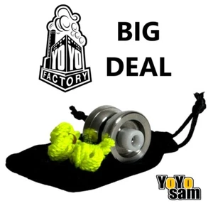 YoYoFactory Big Deal Yo-Yo - Stainless Steel Micro YoYo with Hubstacks - Picture 1 of 1