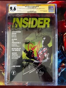Dark Horse Insider #7 CGC 9.6 Signed "Ash" By Bruce Campbell, Sam & Ted Raimi - Picture 1 of 3