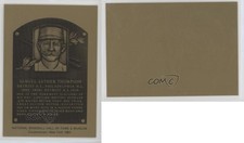 1981-89 Metallic Hall of Fame Plaques 1983 Sam Thompson HOF