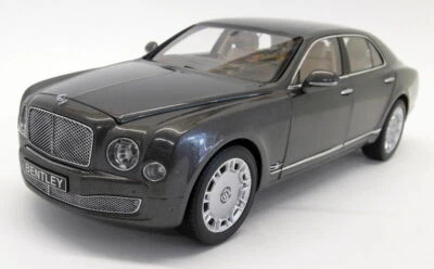 Minichamps 1/18 Scale Diecast NVBL843 - Bentley Mulsanne 2010 Metallic Grey - Image 1 of 4