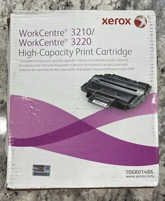 Xerox 106R01486 HIGH CAPACITY Black Toner Cartridge OEM NEW  - Open Box - Image 1 of 3