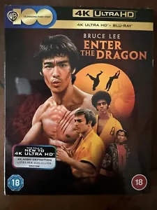 ENTER THE DRAGON(1973) 4K UHD+ BLU RAY REMASTERED SPECIAL EDITION ALL REGIONS - Picture 1 of 6