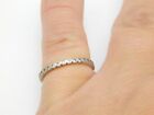 Simple Sterling Silver 925 Eternity Cz Band Ring Size: 5.75