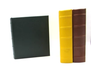 Álbum de fotos de cuero con imagen gráfica marcos de ventana pre mate pequeño Saffiano VERDE - Imagen 1 de 15