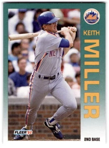 Keith Miller 1992 Fleer #513 New York Mets - Picture 1 of 2