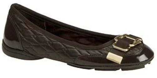 New ENZO ANGIOLINI Women Leather Textile Black Flat Ballet Loafer Shoe Sz 7 M - Image 1 of 1