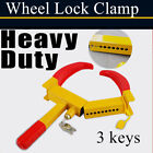 Wheel Lock Clamp Boot Tire Claw Trailer Auto Car Truck Parts Anti-Theft W/ Keys