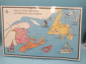 Atlantic Provinces Map – Bluenose 2 Souvenir (Beachcomber) - Picture 1 of 5