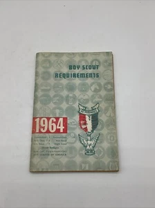 Libro de requisitos de insignia de mérito de Boy Scout 1964 de colección - Imagen 1 de 5